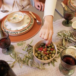 Steingut Geschirrset Lucía – Keramik aus Spanien
